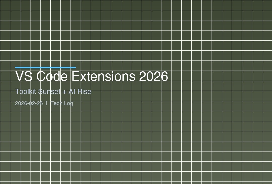 Featured image of post VS Code 확장 생태계 2026: Webview UI Toolkit 종료부터 AI 확장까지
