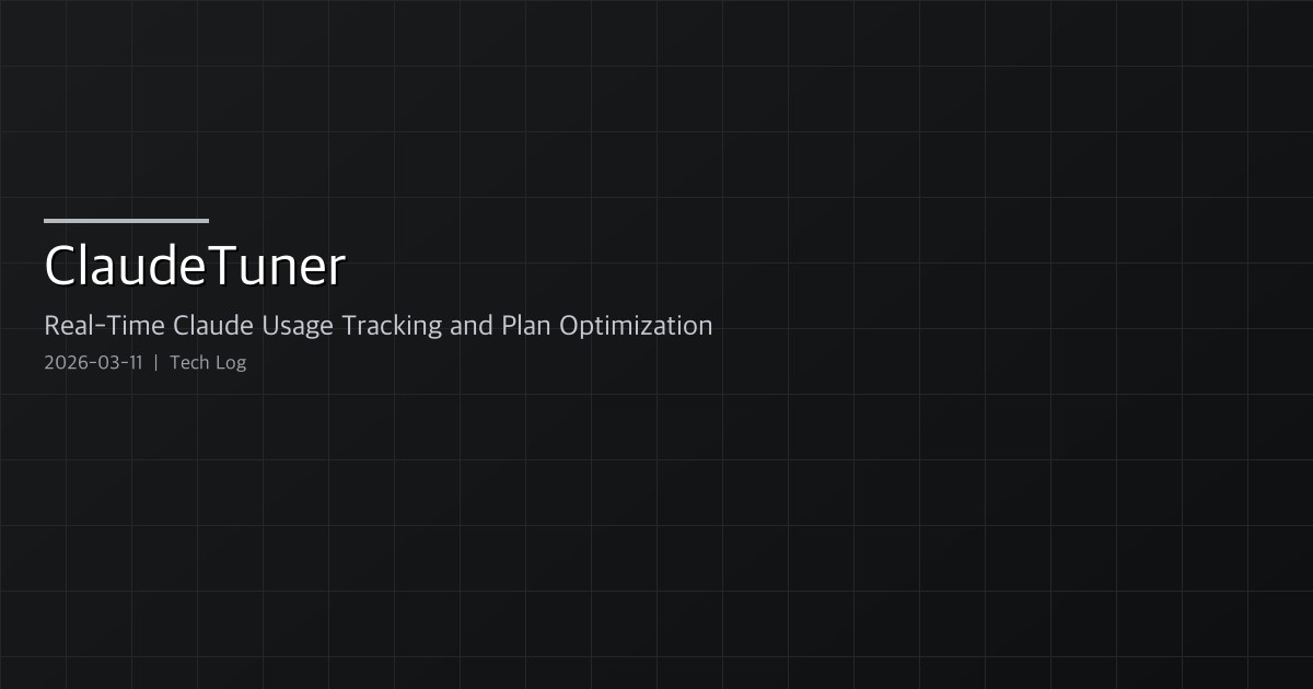 ClaudeTuner — Real-Time Claude Usage Tracking and Plan Optimization