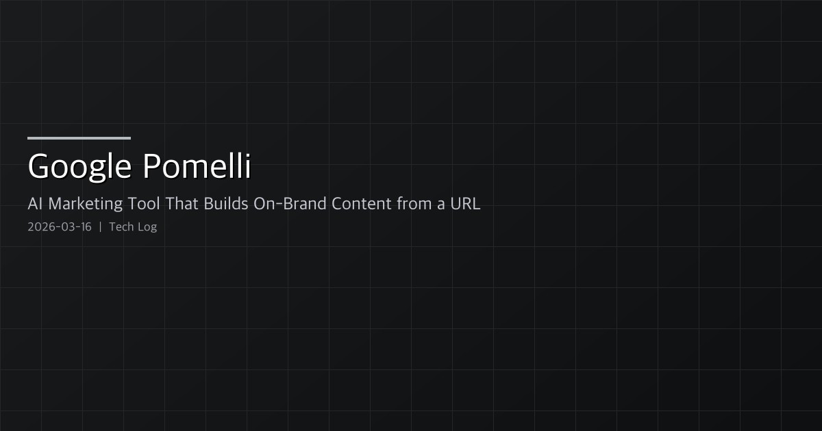 Google Pomelli — AI Marketing Tool That Builds On-Brand Content from a URL