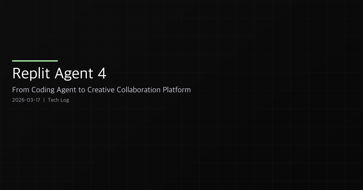 Replit Agent 4 — From Coding Agent to Creative Collaboration Platform