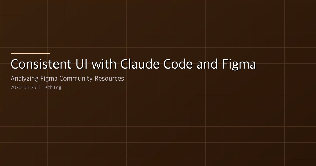 Consistent UI with Claude Code and Figma — Analyzing Figma Community Resources