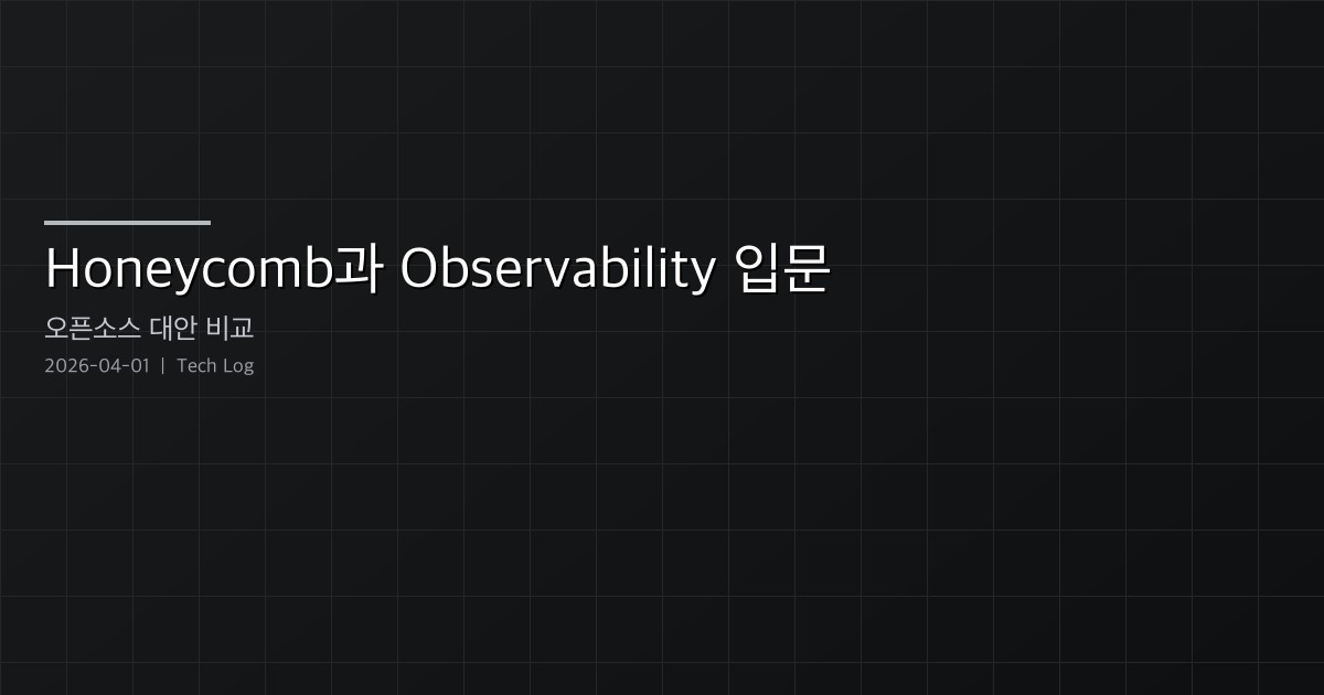 Honeycomb and Observability Fundamentals — Comparing Open Source Alternatives