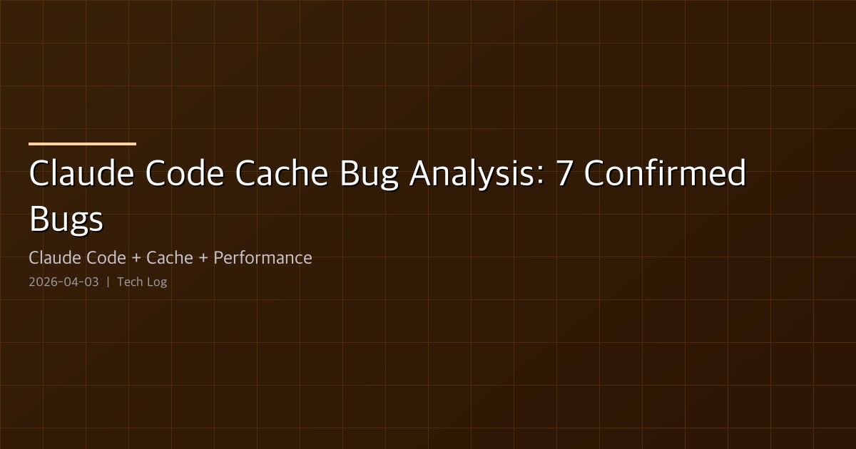 Featured image of post Claude Code Cache Bug Analysis: 7 Confirmed Bugs and Their Impact