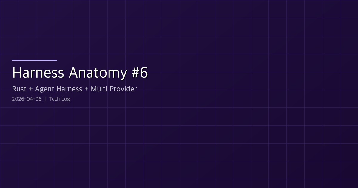 Claude Code Harness Anatomy #6 — Beyond Claude Code: A Retrospective on Building an Independent 7-Crate Harness
