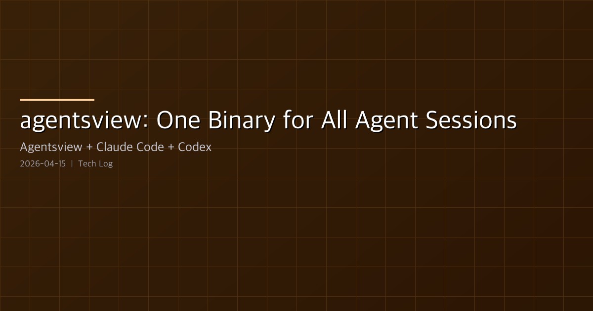 Featured image of post agentsview — One Local Binary for Every AI Agent's Sessions and Costs