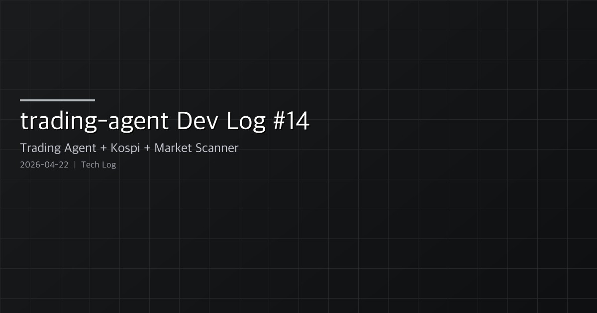 trading-agent Dev Log #14 — Universe Expansion, Hard-Gate Loosening, Archived HOLDs